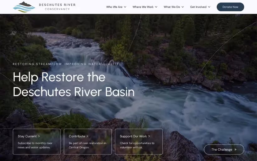 Deschutes River Conservancy website