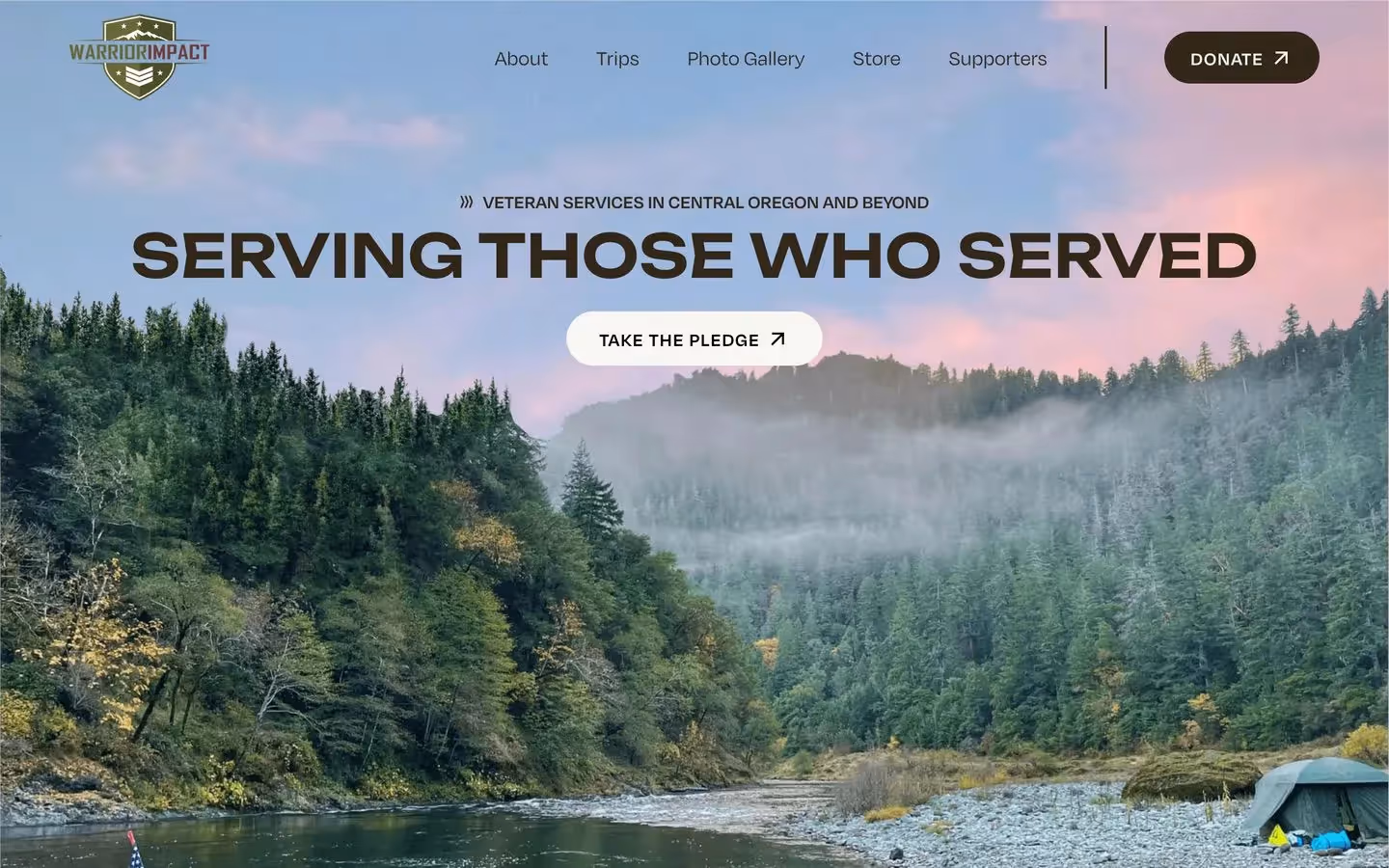 Warrior Impact website